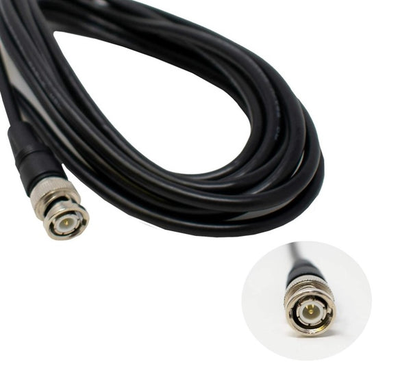 Câble Coaxial RG58 30m - Extension Antenne WiFi RF 50 Ohm Faible Perte - Fabriqué En Italie